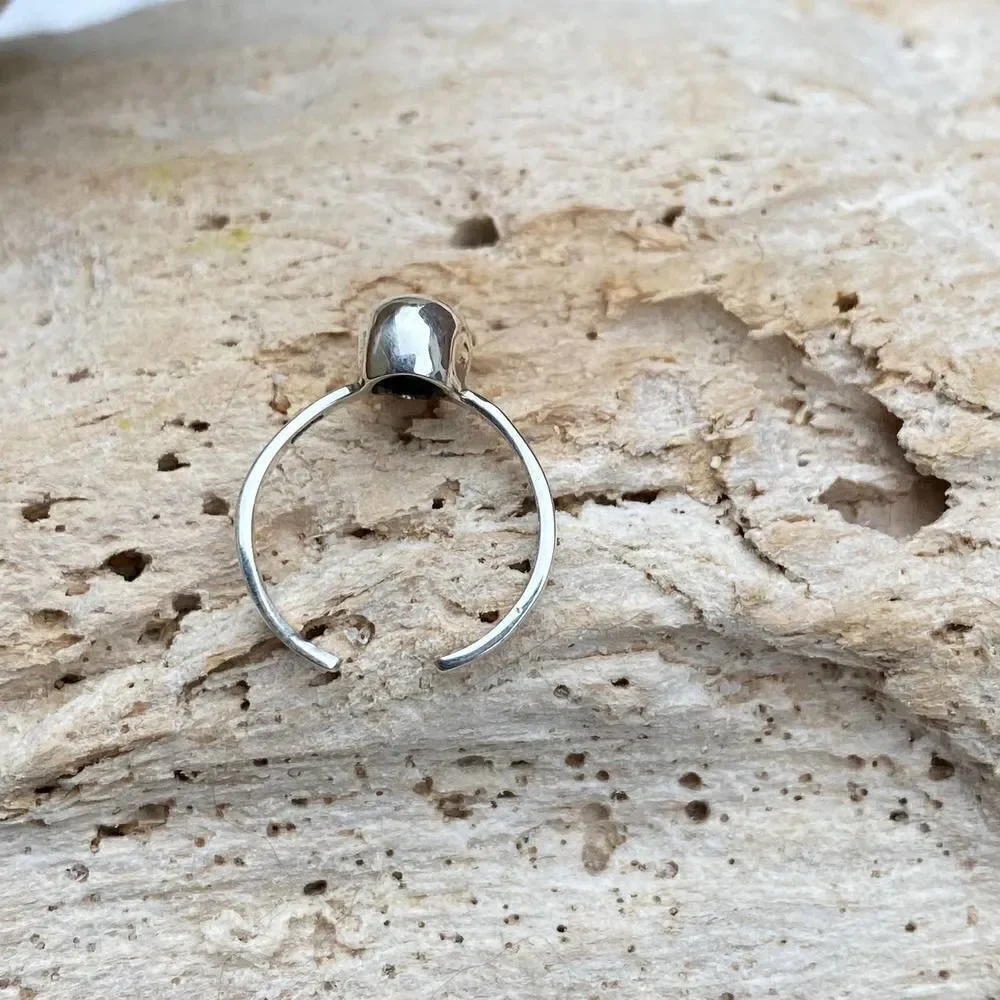 Sterling Silver Skull Toe Ring - Picture 4 of 5